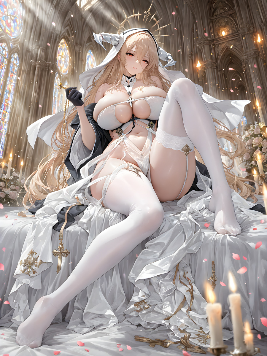 “指挥官，让我来释放您的罪念吧❤”-pixiv插画-作品交流服务