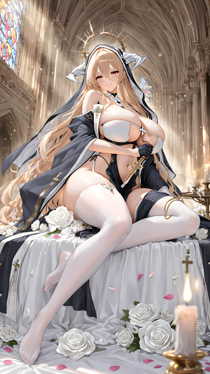 “指挥官，让我来释放您的罪念吧❤”-pixiv插画-作品交流服务