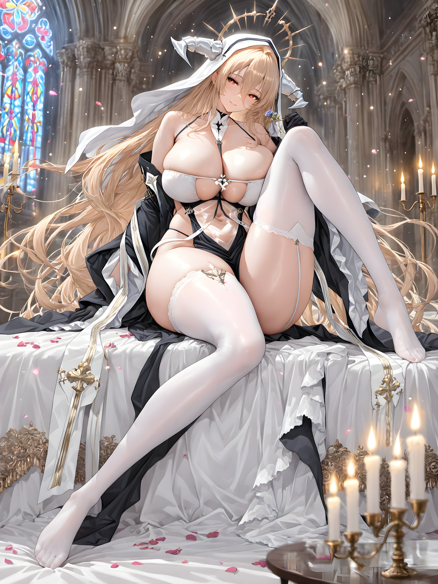 “指挥官，让我来释放您的罪念吧❤”-pixiv插画-作品交流服务