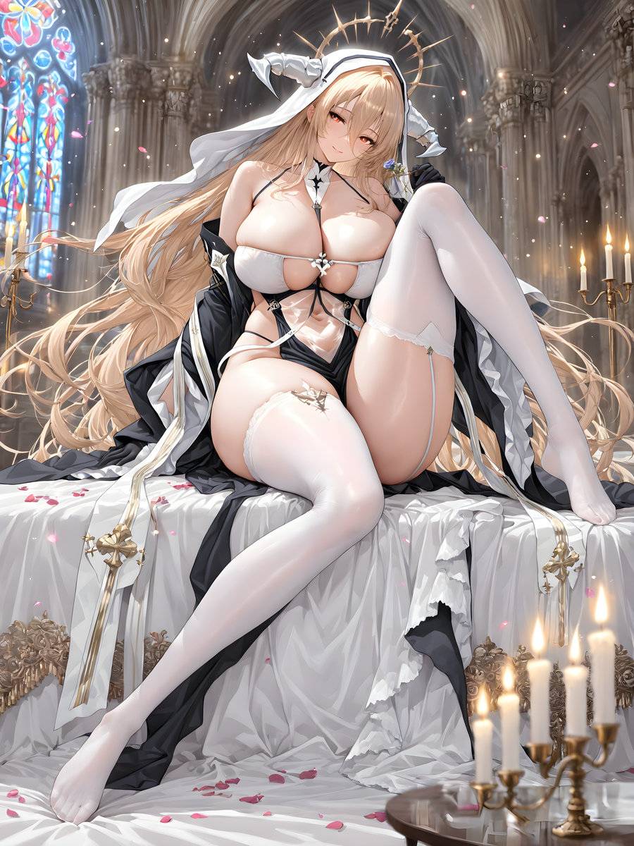 “指挥官，让我来释放您的罪念吧❤”-pixiv插画-作品交流服务