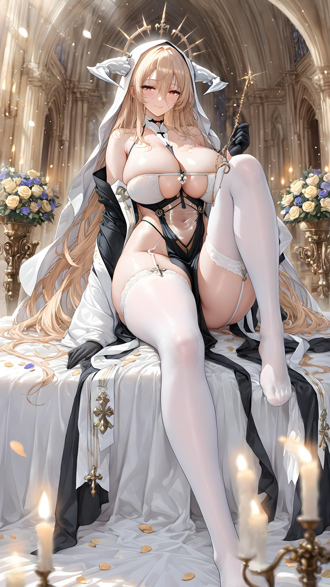 “指挥官，让我来释放您的罪念吧❤”-pixiv插画-作品交流服务