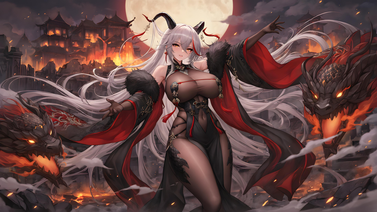 「破灭の深渊龙❤埃吉尔仙子」-pixiv插画-作品交流服务