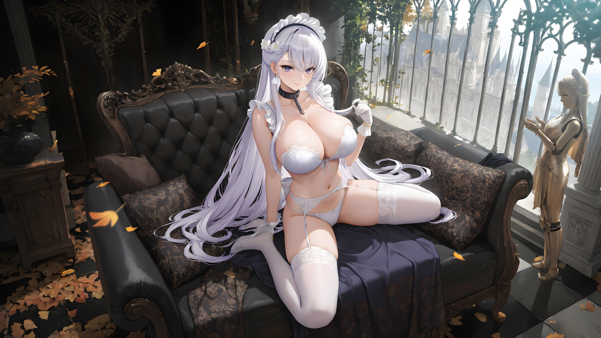 ”指挥官，让贝尔法斯特来侍奉您吧❤“-pixiv插画-作品交流服务