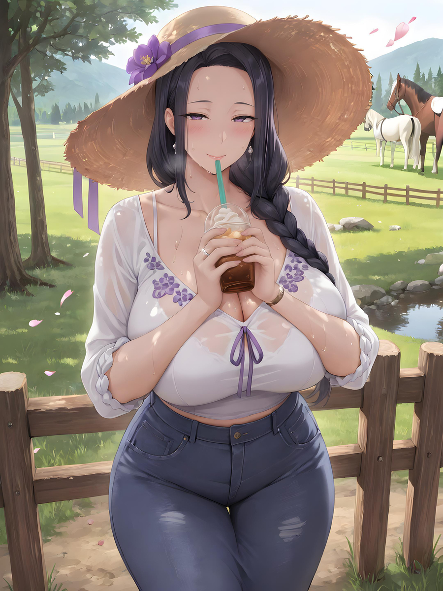 乡村农妇❤宫岛椿妈妈-pixiv插画-作品交流服务