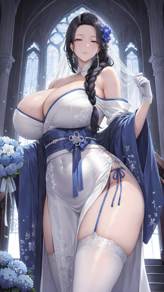 「美熟妇❤宫岛椿妈妈」-pixiv插画-作品交流服务