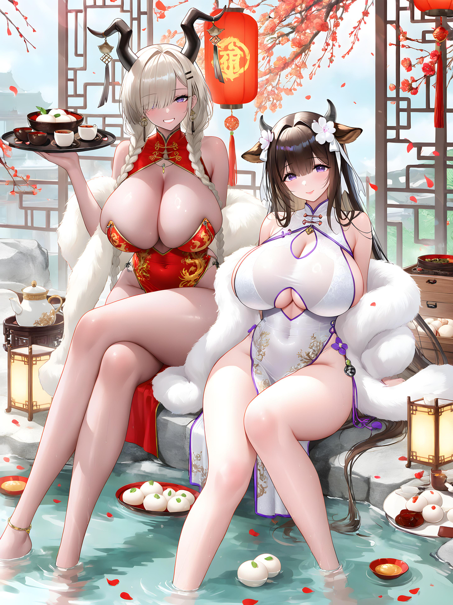 「谨贺新年❤新年快乐」-pixiv插画-作品交流服务