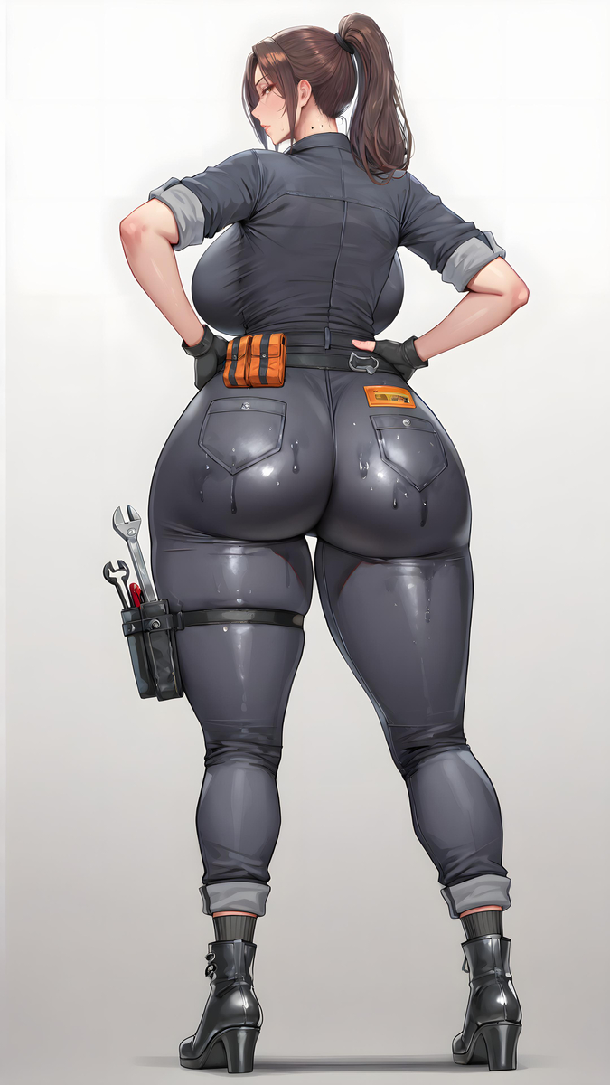 「修理工阿姨❤」-pixiv插画-作品交流服务