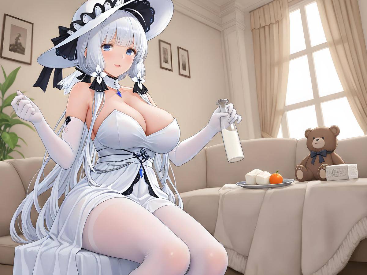 “指挥官，喝奶的时间到了哦❤”-pixiv插画-作品交流服务