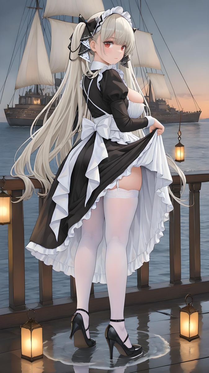 “指挥官，不要一直盯着我的腿看啦😜”-pixiv插画-作品交流服务