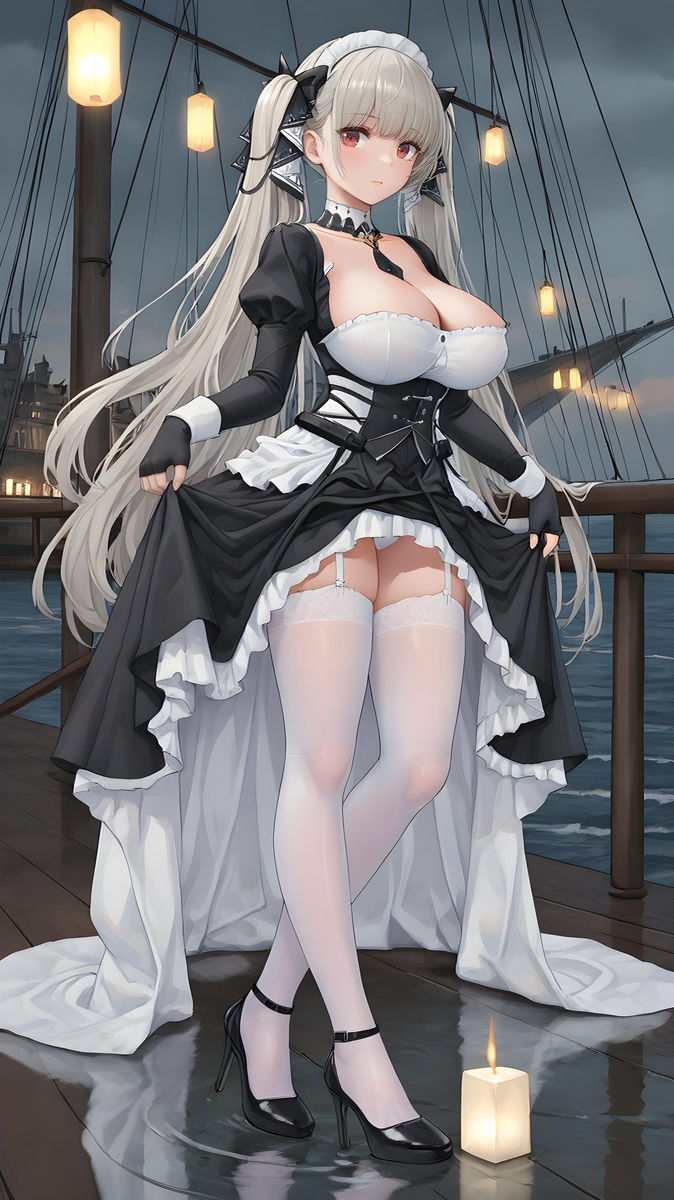 “指挥官，不要一直盯着我的腿看啦😜”-pixiv插画-作品交流服务