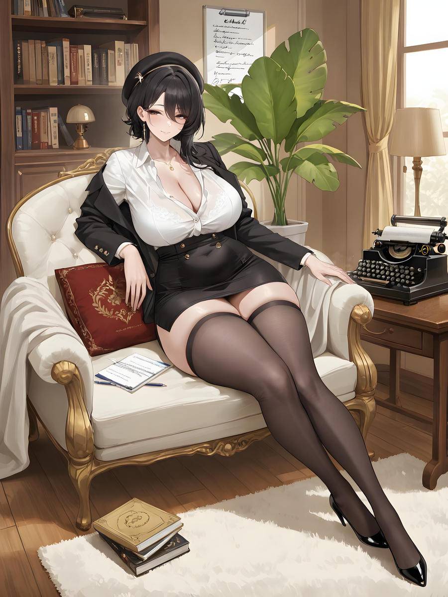 谁点的黑丝OL😃-pixiv插画-作品交流服务