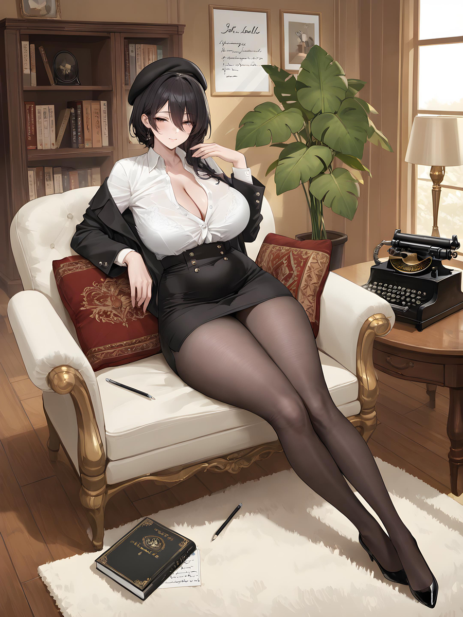 谁点的黑丝OL😃-pixiv插画-作品交流服务