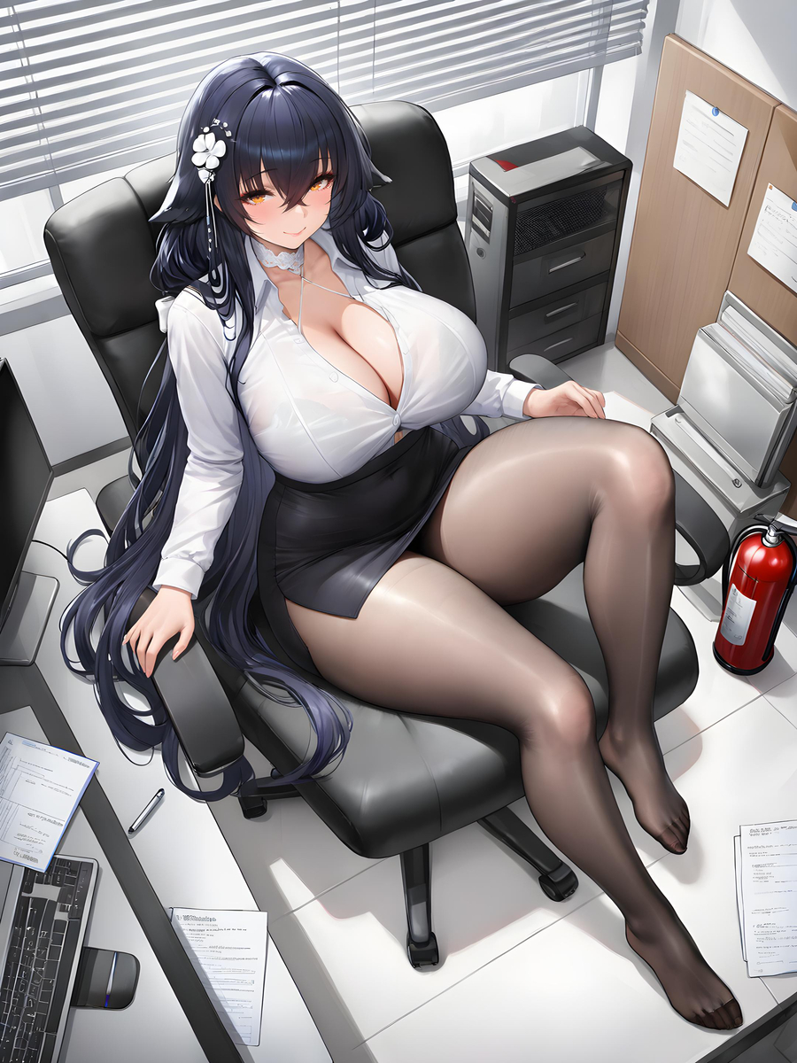 “指挥官，这次吾妻扮演的角色是...女上司吗？❤”-pixiv插画-作品交流服务