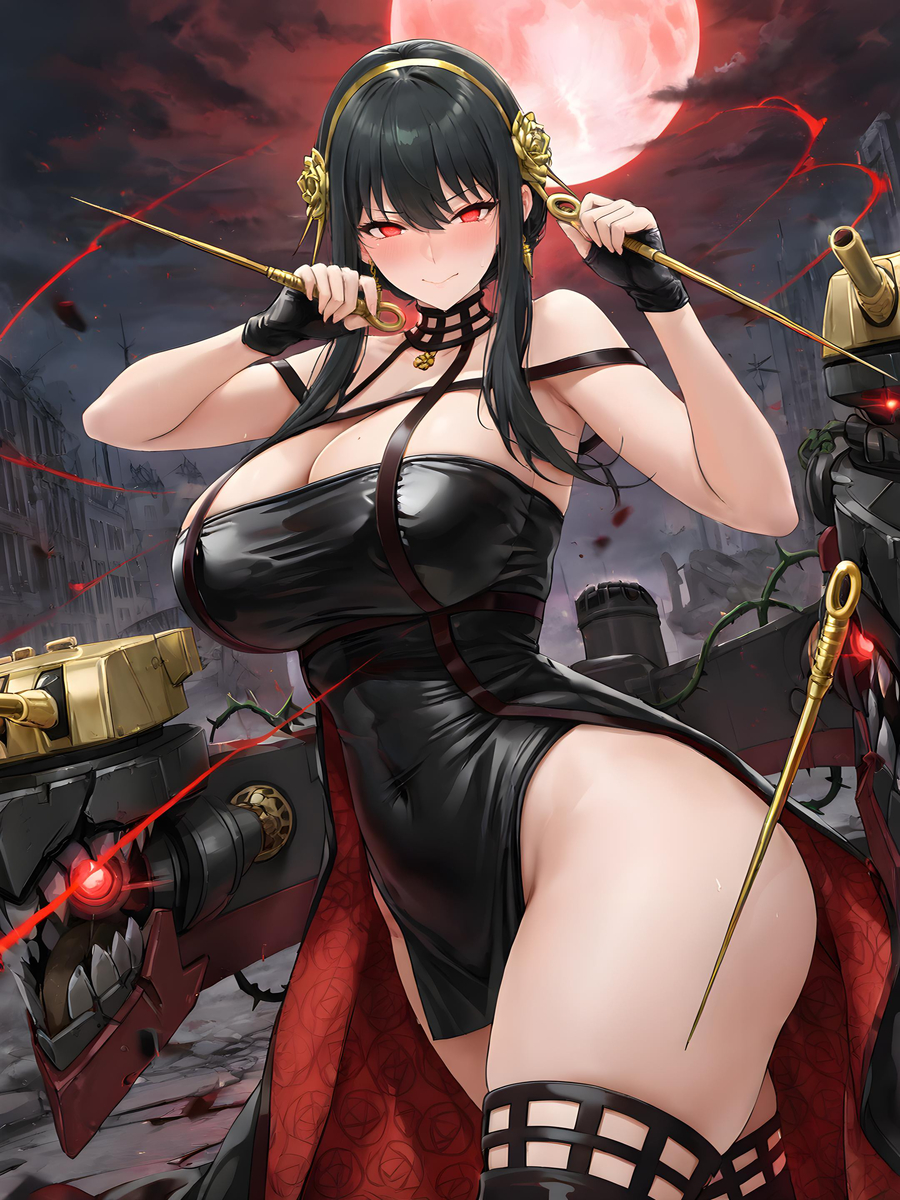 【碧蓝航线×间谍过家家】约尔太太-pixiv插画-作品交流服务