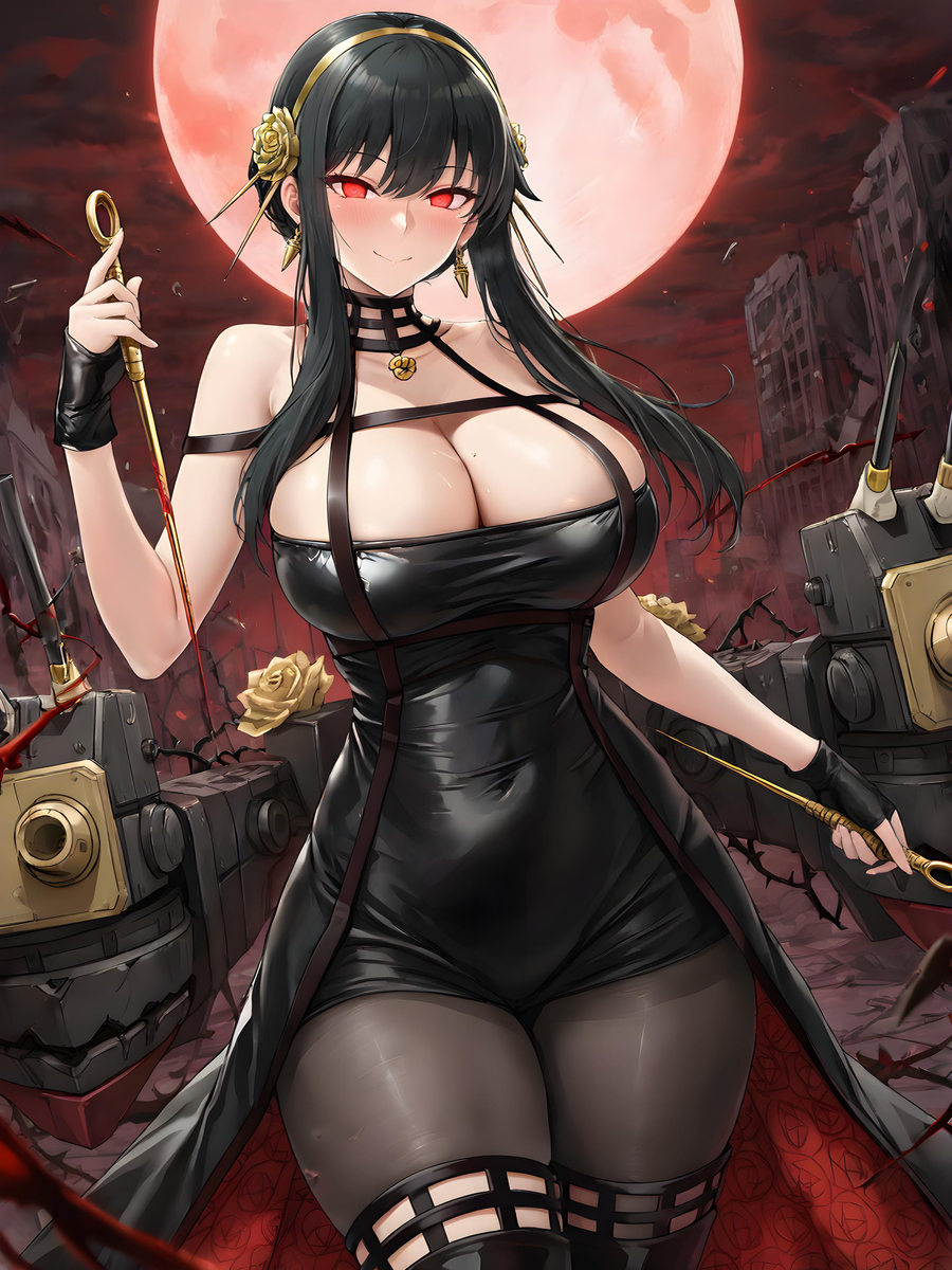 【碧蓝航线×间谍过家家】约尔太太-pixiv插画-作品交流服务