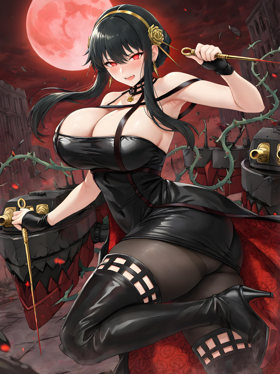 【碧蓝航线×间谍过家家】约尔太太-pixiv插画-作品交流服务