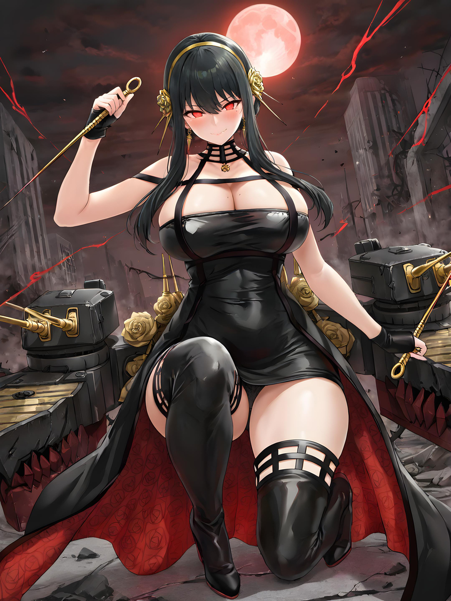 【碧蓝航线×间谍过家家】约尔太太-pixiv插画-作品交流服务