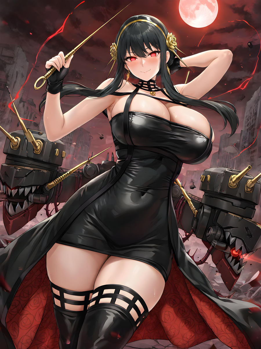 图片[5]-【碧蓝航线×间谍过家家】约尔太太-pixiv插画-作品交流服务