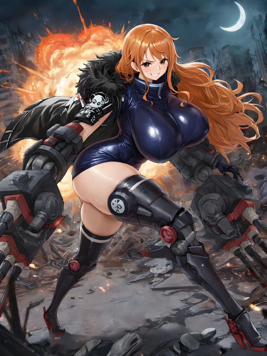 【碧蓝航线×海贼王】娜美-pixiv插画-作品交流服务