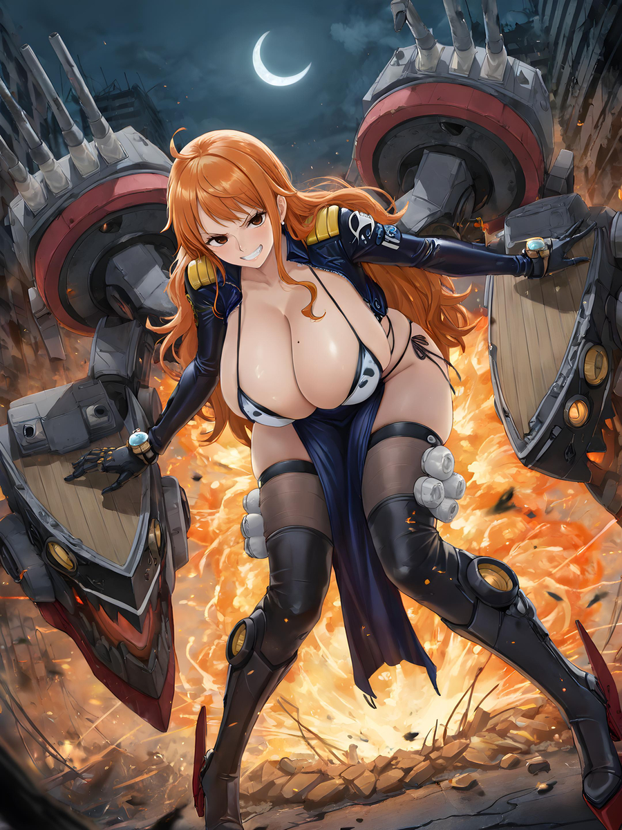 【碧蓝航线×海贼王】娜美-pixiv插画-作品交流服务