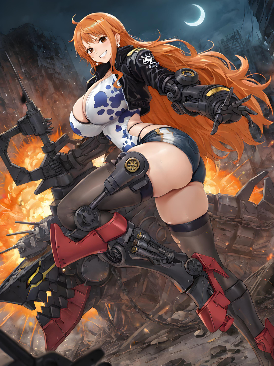 【碧蓝航线×海贼王】娜美-pixiv插画-作品交流服务