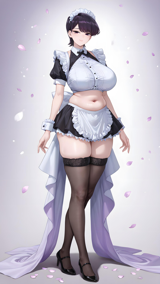 「古见妈妈❤大和抚子×休闲日×专属女仆」-pixiv插画-作品交流服务