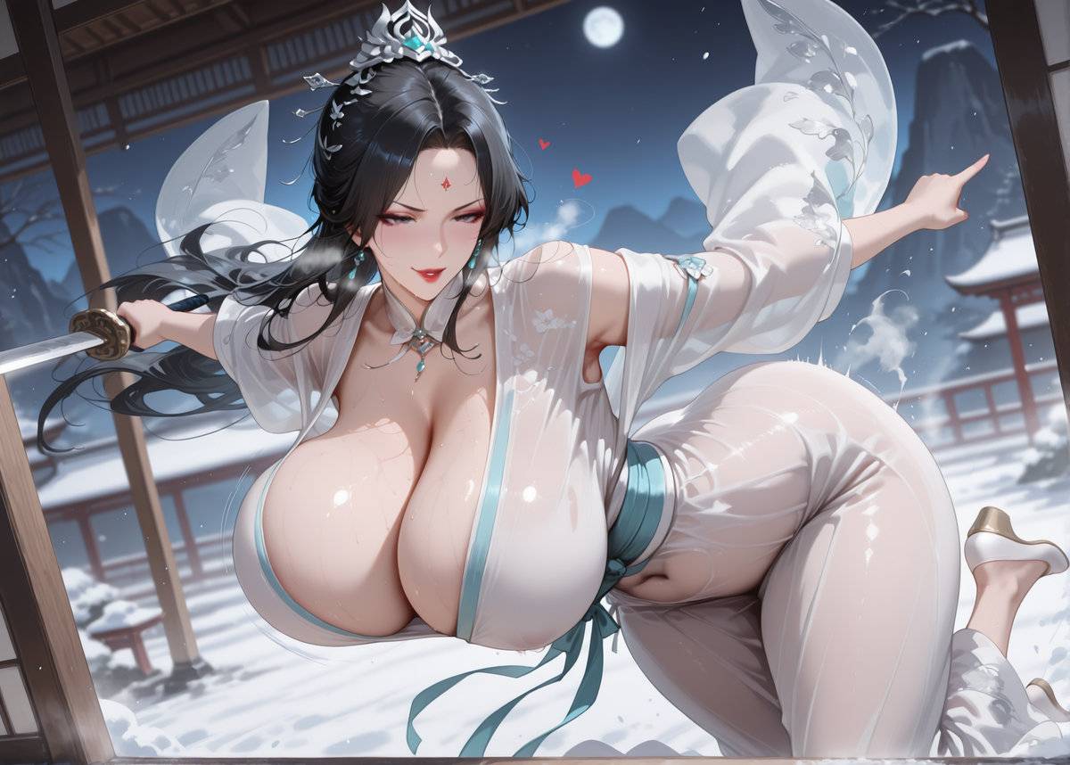 “徒儿♡你这次别想逃走了♡！乖乖跟师尊回去好好练习双修功法♡!”-pixiv插画-作品交流服务