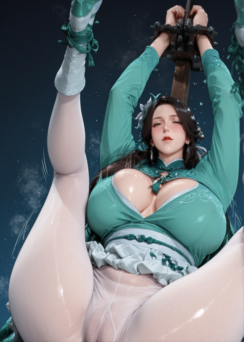 师妹竟然让师兄我帮你打扫闺房？我直接把她吊起来锁我牛子♡!-pixiv插画-作品交流服务