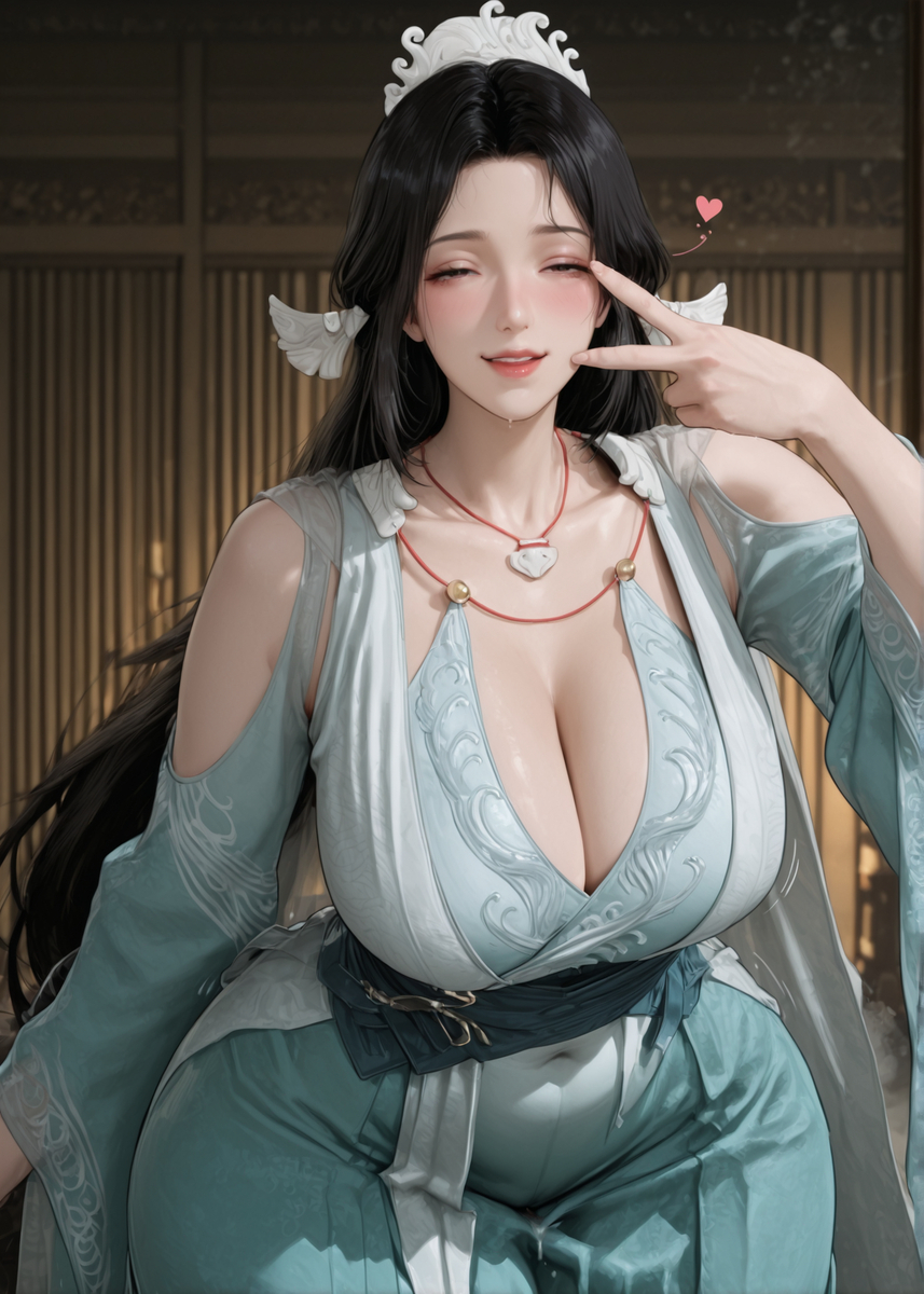 宋师祖这丰胸肥臀太诱人，就让我帮师祖排解女人的寂寞吧♡！-pixiv插画-作品交流服务