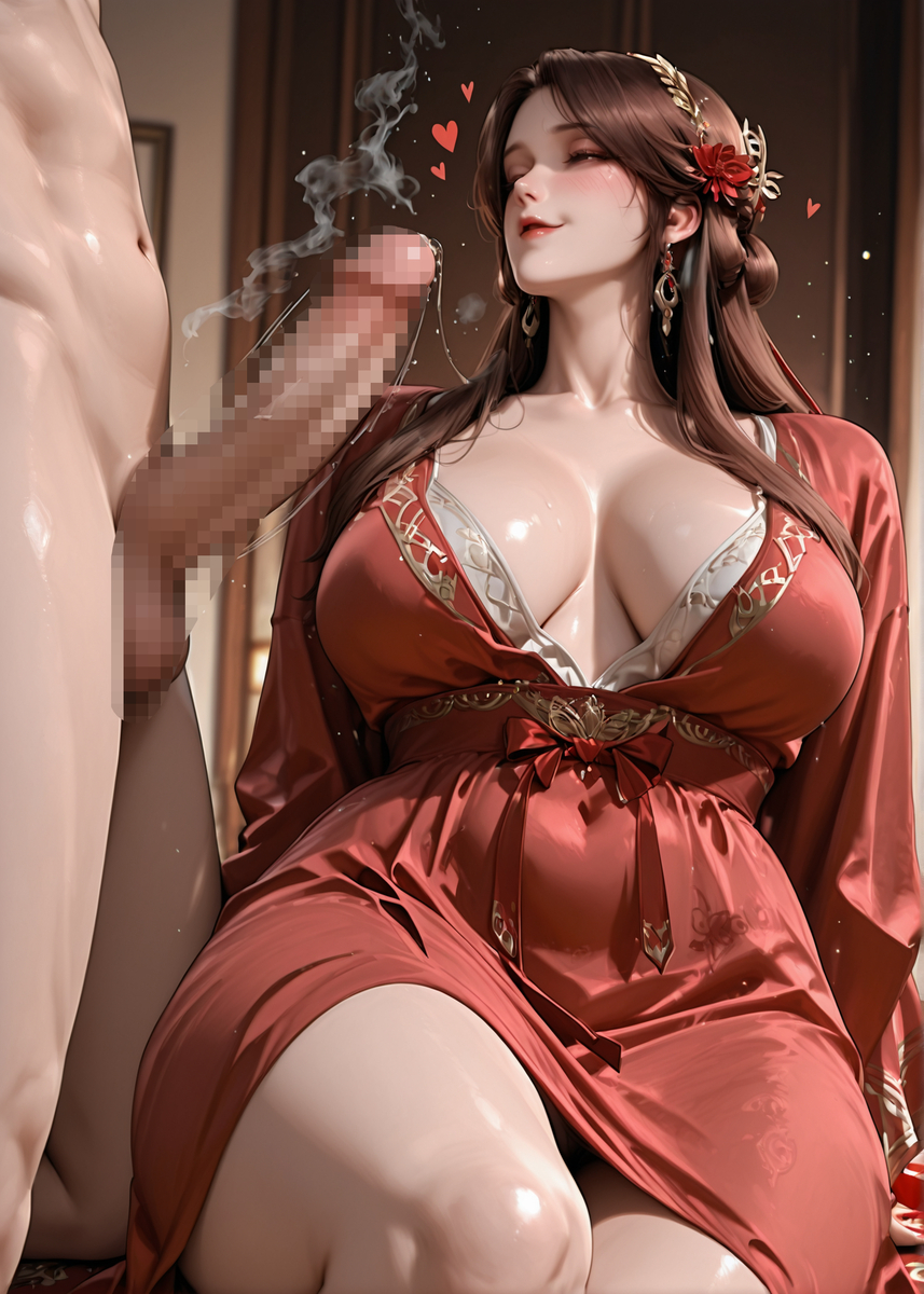 每次看见灵儿都鸡儿梆硬，直接干到怀孕都软不下来啦♡!-pixiv插画-作品交流服务