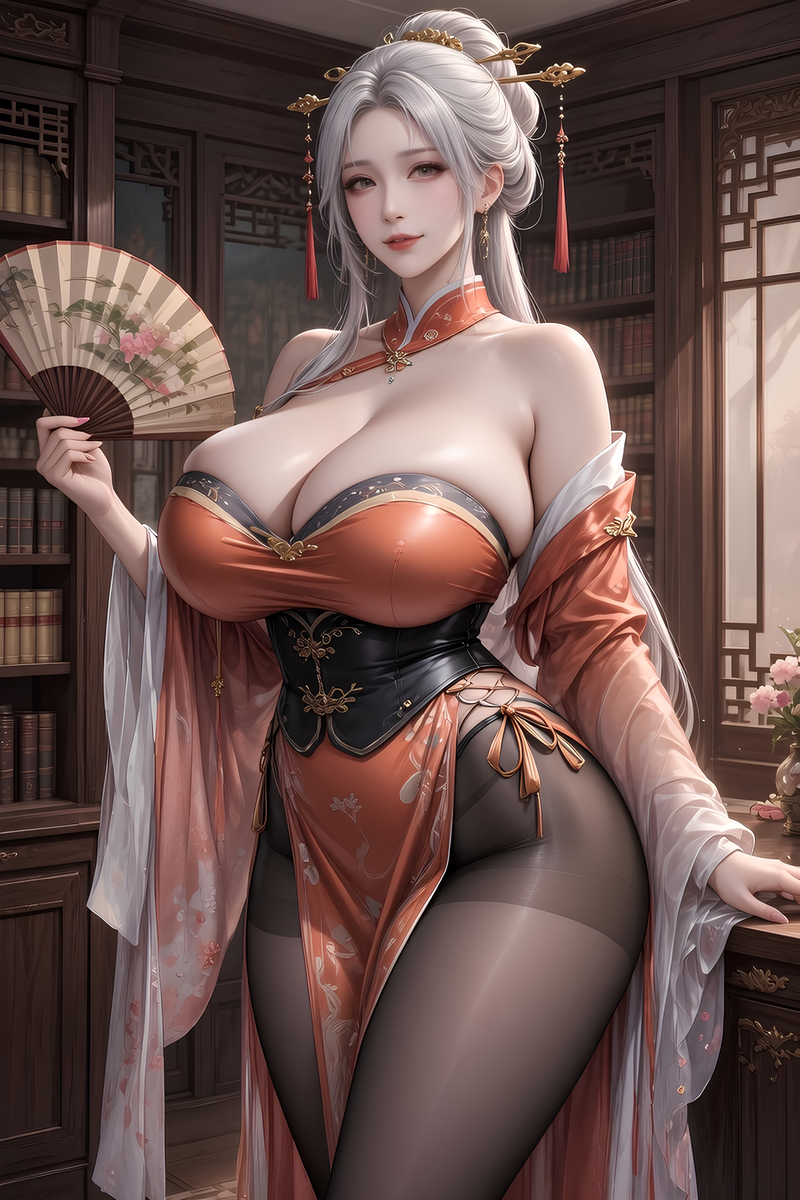Milf [24] Hanfu-pixiv插画-作品交流服务