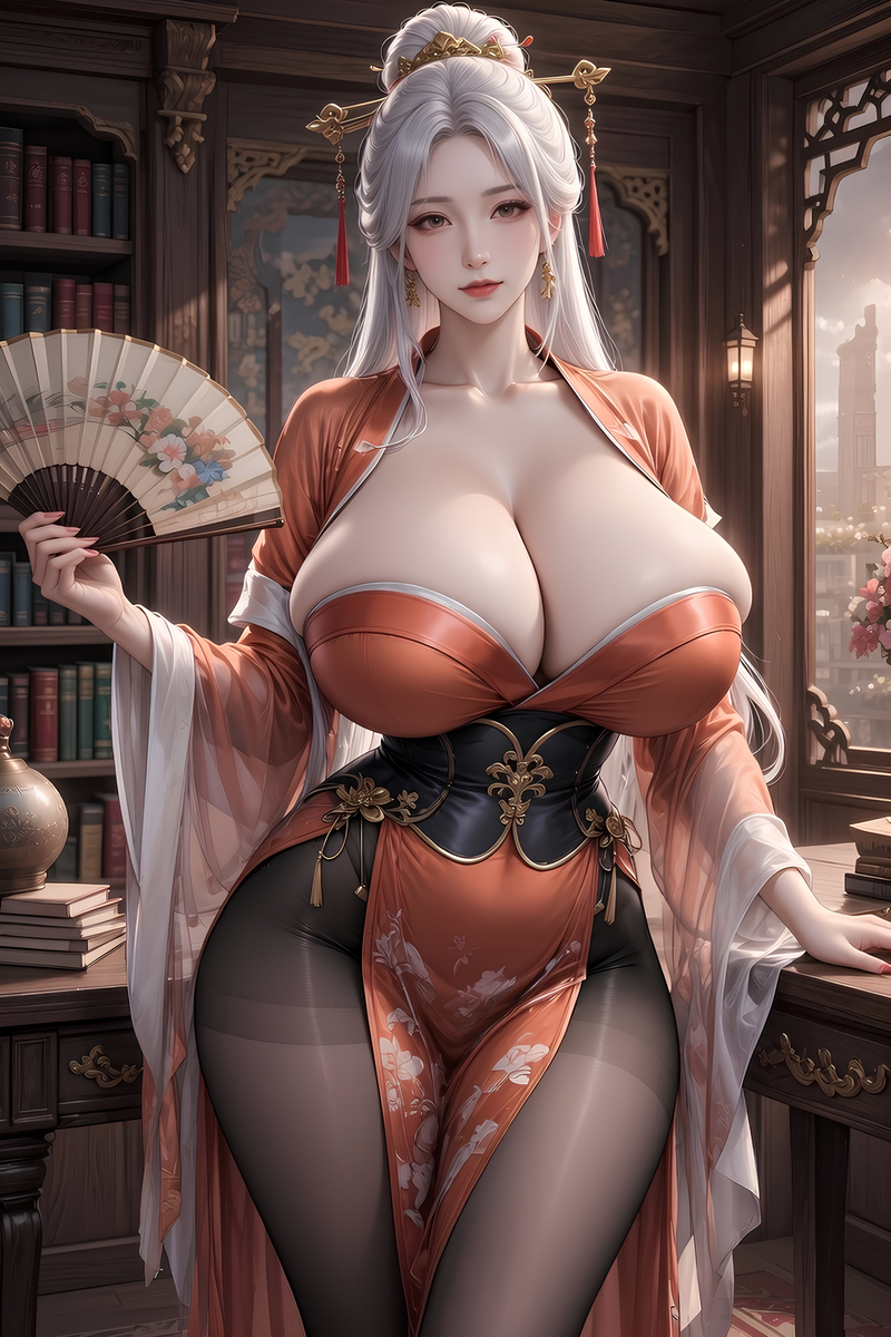 Milf [24] Hanfu-pixiv插画-作品交流服务