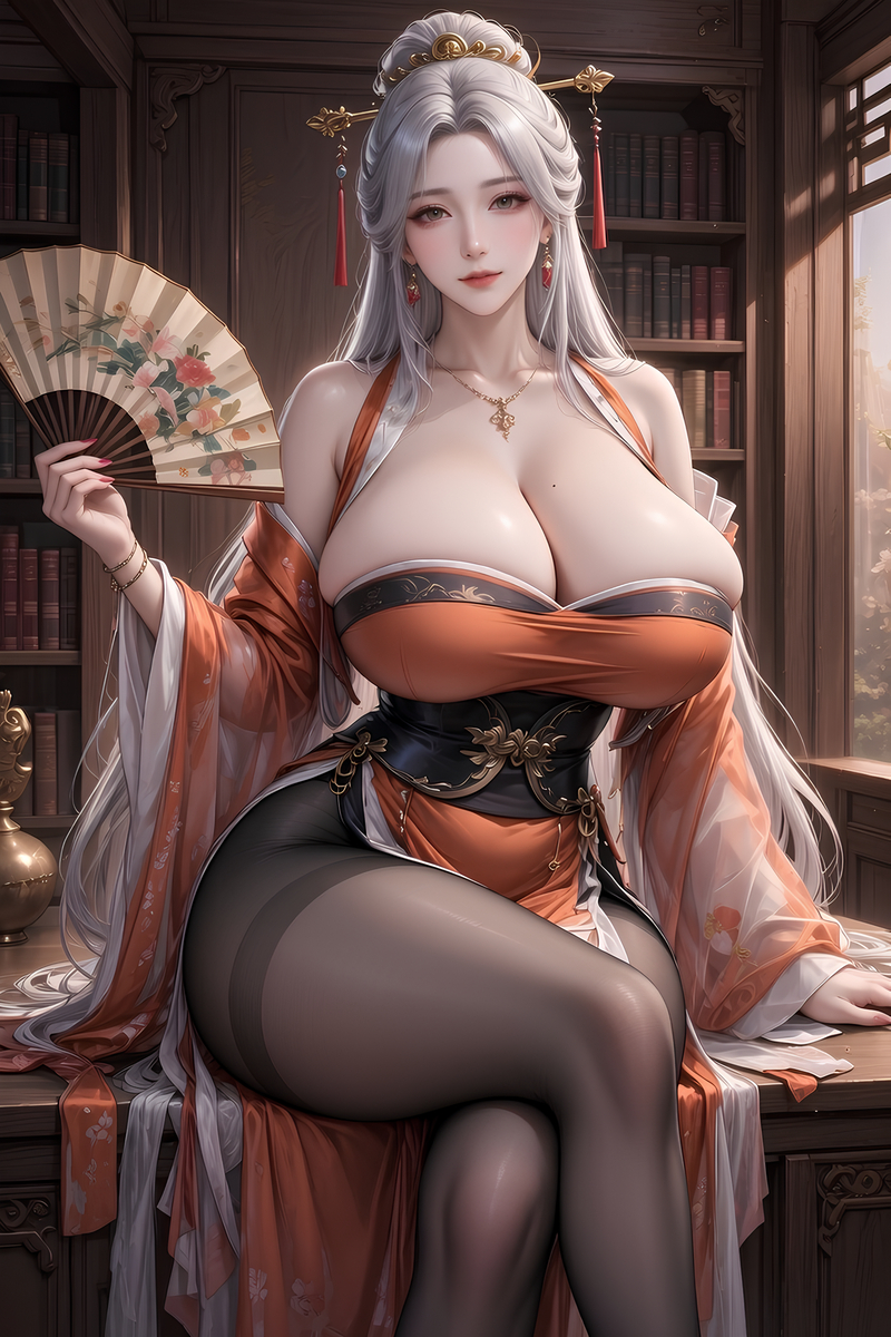 Milf [24] Hanfu-pixiv插画-作品交流服务