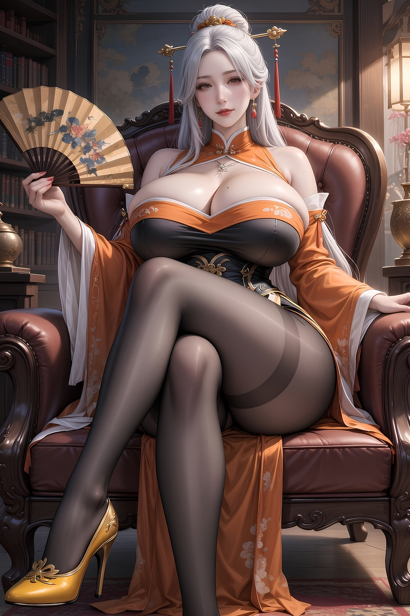 Milf [24] Hanfu-pixiv插画-作品交流服务