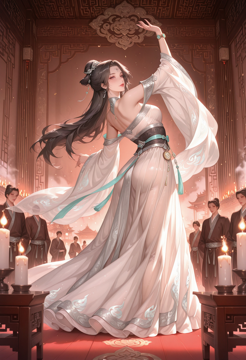 第六十二章、月下舞倾城-pixiv插画-作品交流服务