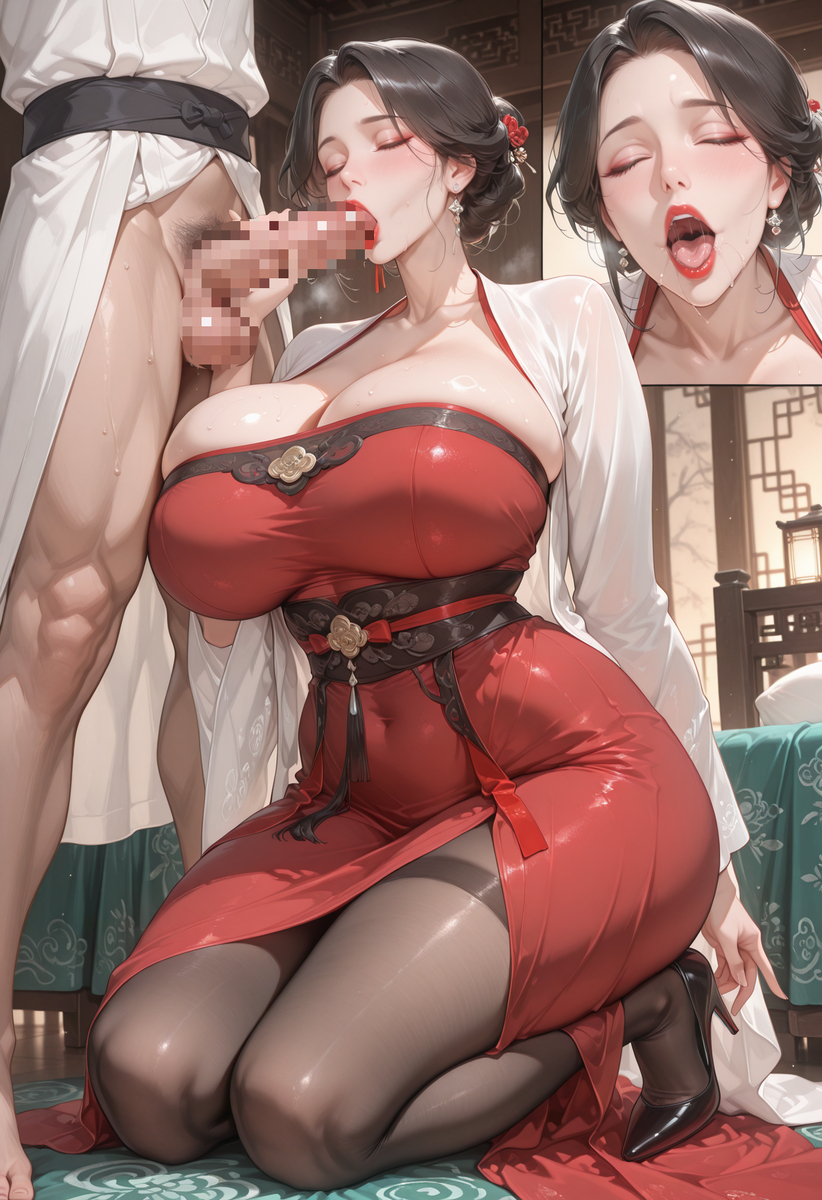 一百一十四、师姐妹同心，双穴侍主君-pixiv插画-作品交流服务