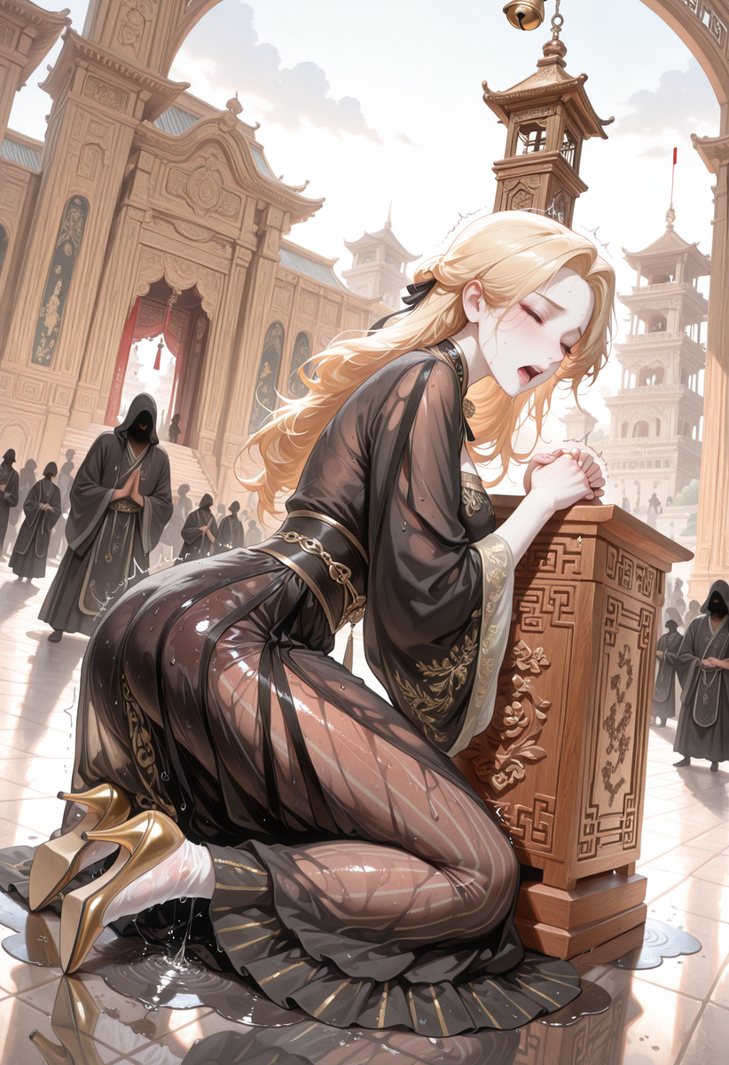 第一百二十七章、【圣坛献淫骚，凤袍裂玉体】-pixiv插画-作品交流服务