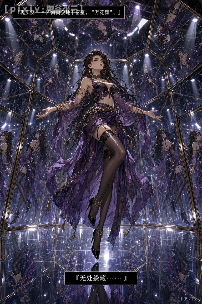图片[10]-第八话、碎镜之夜·黑火破天-pixiv插画-作品交流服务