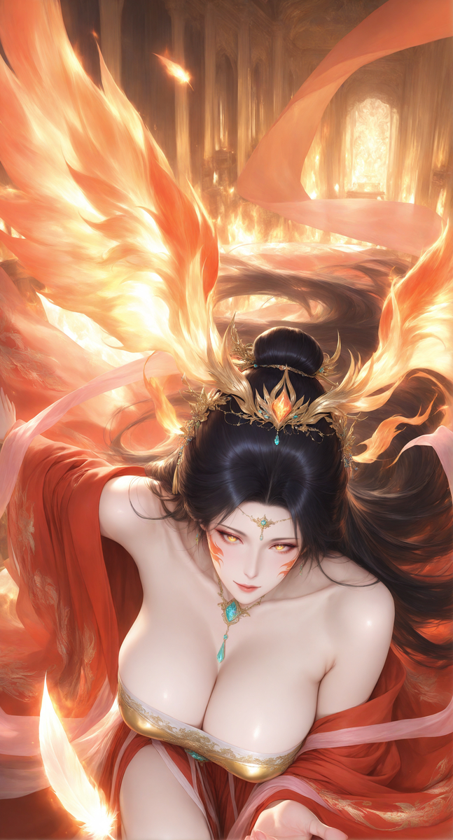 凤凰女-pixiv插画-作品交流服务