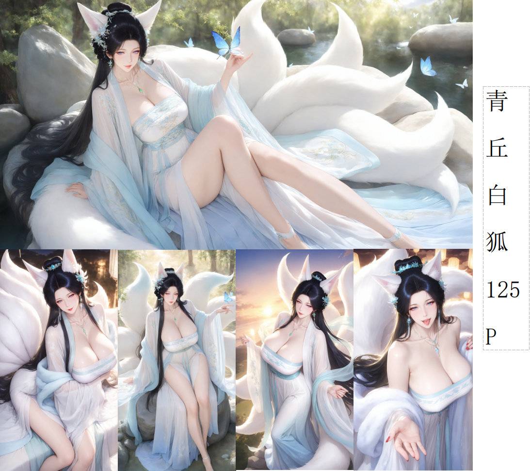 青丘白狐-pixiv插画-作品交流服务