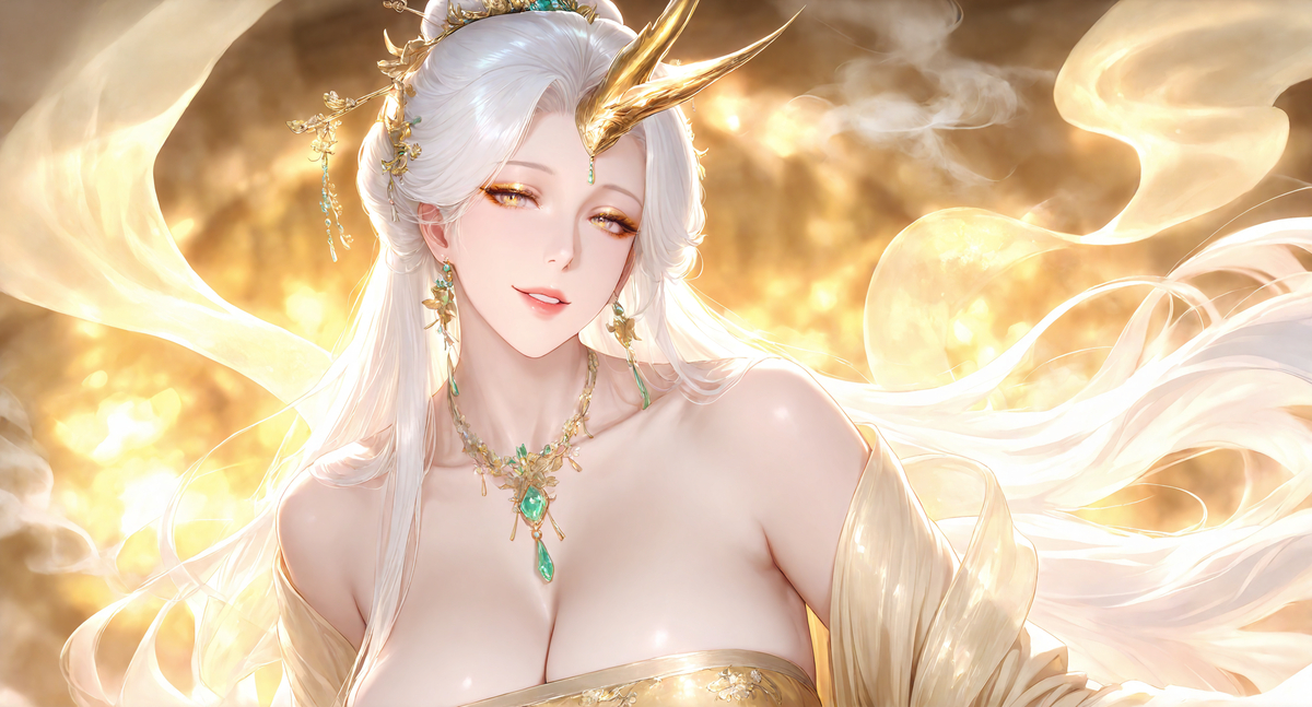 本月新主题，《金》~招财进宝 貔貅女-pixiv插画-作品交流服务