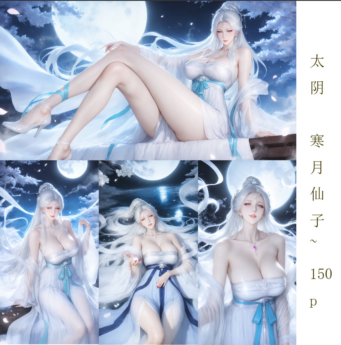 太阴 寒月仙子-pixiv插画-作品交流服务