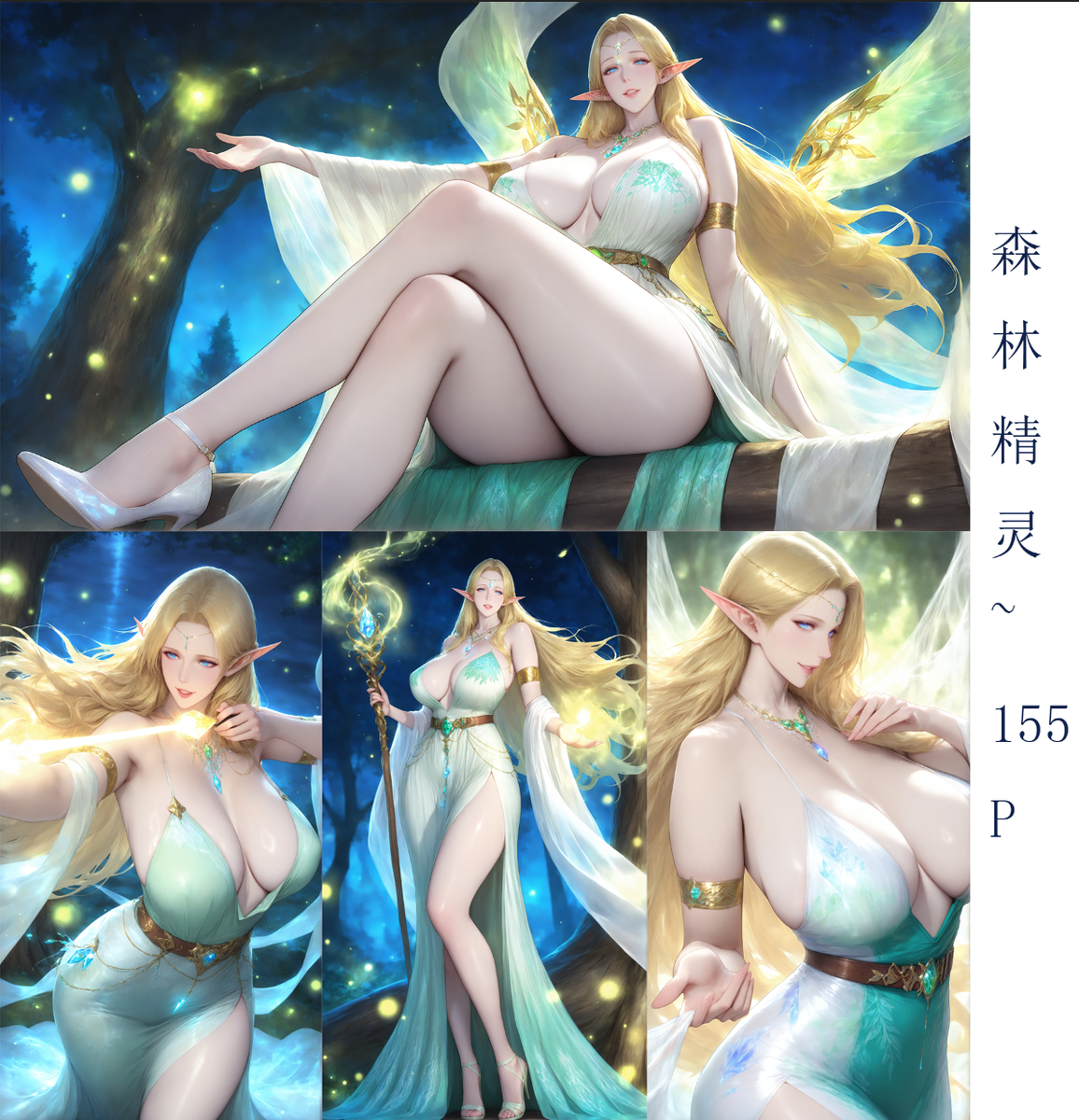 森林精灵-pixiv插画-作品交流服务