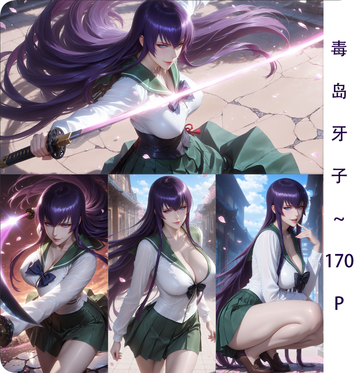 毒岛牙子-pixiv插画-作品交流服务