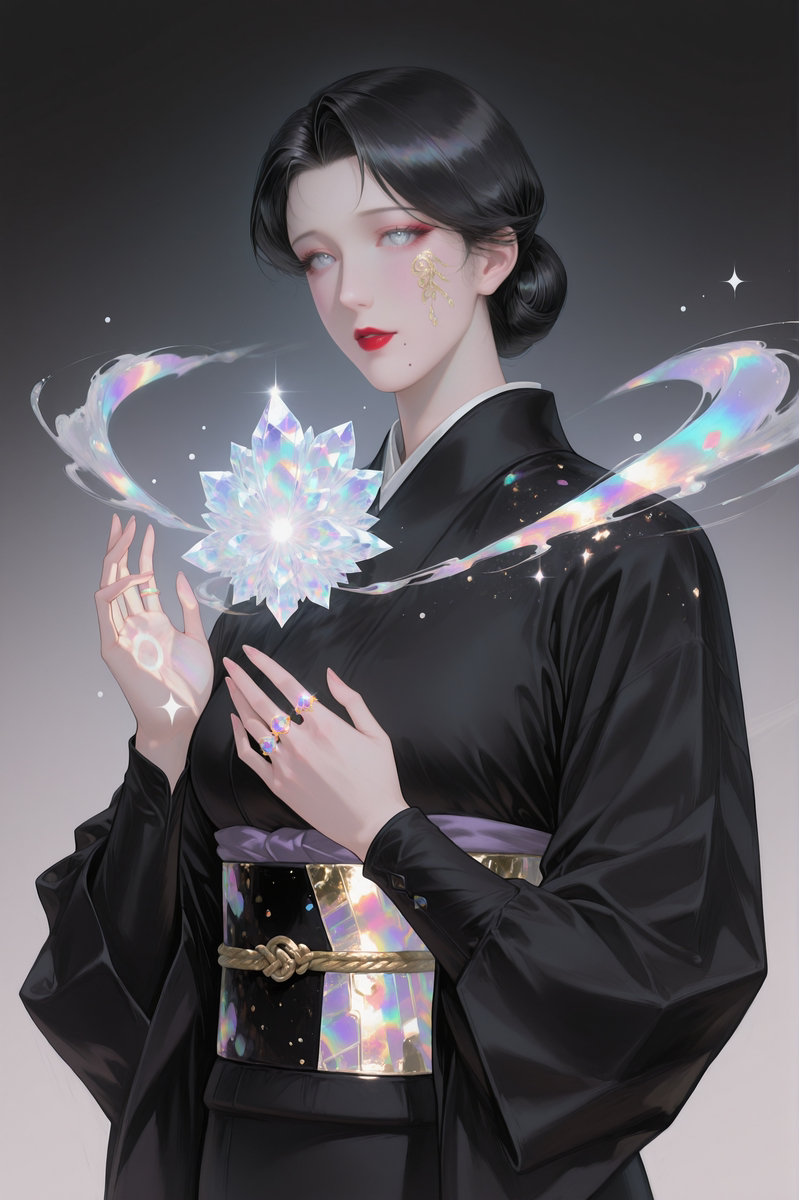 Beauty in Kimono-pixiv插画-作品交流服务