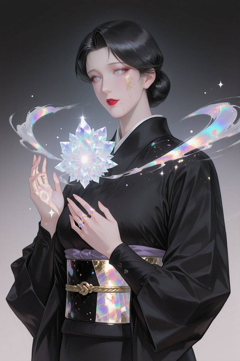 Beauty in Kimono-pixiv插画-作品交流服务