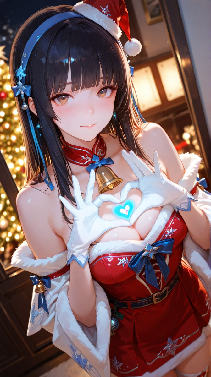 圣诞快乐🎄-pixiv插画-作品交流服务