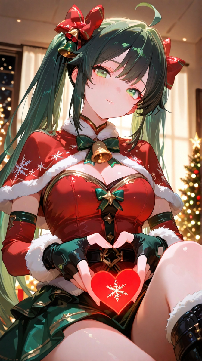 圣诞快乐🎄-pixiv插画-作品交流服务