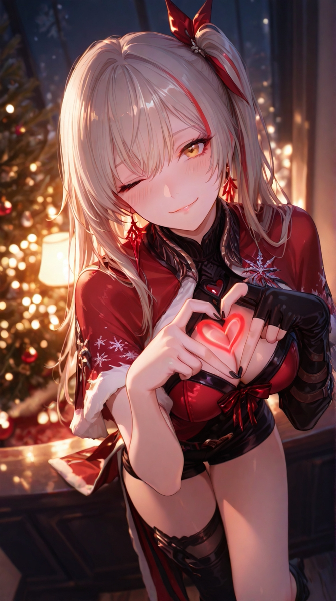 圣诞快乐🎄-pixiv插画-作品交流服务