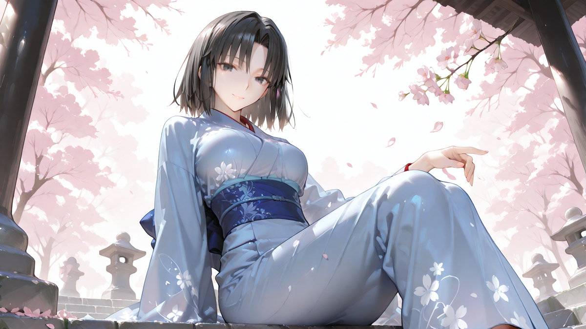 Ryougi Shiki-pixiv插画-作品交流服务